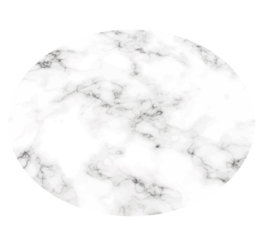 Marmor cirkel minimal vinyl matta - Tenstickers