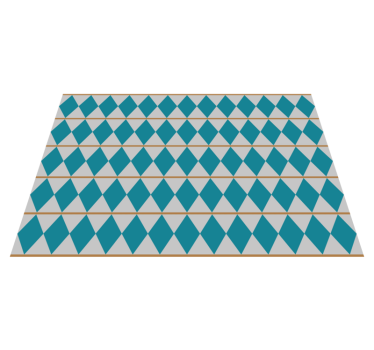 Sverige design geometriska vinylmatta - Tenstickers
