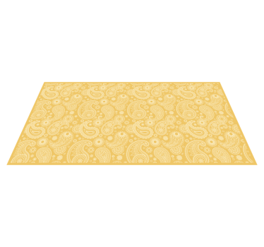 Arabiska paisley entré vinyl mattan - Tenstickers