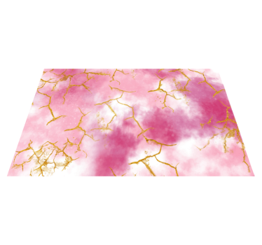 Champagne rosa guld glittrar på en marmor textur matta - Tenstickers