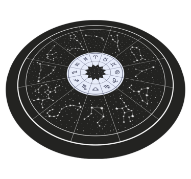 Zodiak svart laminatgolv - Tenstickers