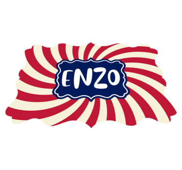 Cirkus med namn personlig vinylmatta - Tenstickers