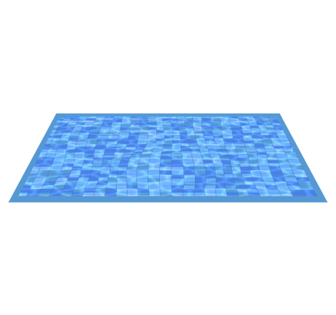 Pool mosaik vinylgolv - Tenstickers