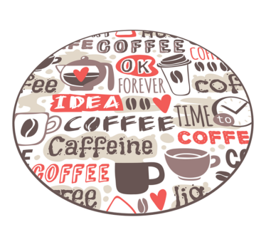 Vinylmattor med kaffe-tema - Tenstickers