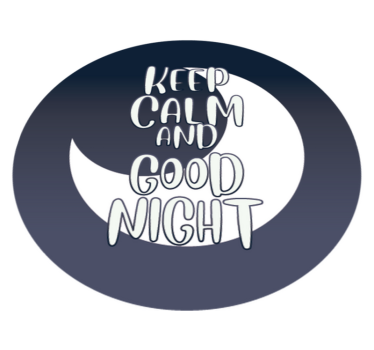 Lugn god natt Vinylmattor med fraser - Tenstickers