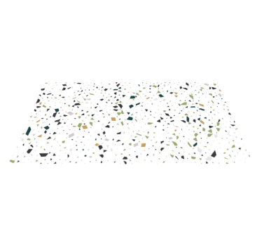 Geometrisk form spot vinyl matta - Tenstickers