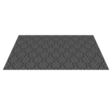 Koncentriska diamanter Vinylmatta geometrisk - Tenstickers