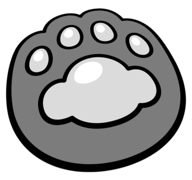 Tassavtryck Vinylmatta djur - Tenstickers