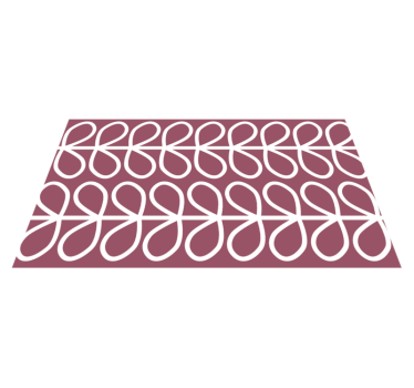 Abstrakt lummiga mönster Vinylmatta geometrisk - Tenstickers