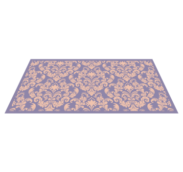 Eleganta ornament ljus retro matta - Tenstickers