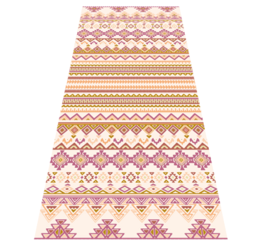 Retro matta i boho-stil - Tenstickers