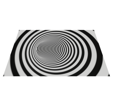 Geometriska mattor för tunnel 3d - Tenstickers