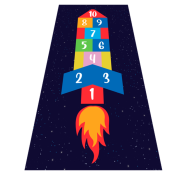 Vinyl matta hoppande spel vinyl matta - Tenstickers