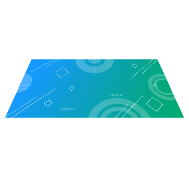 Abstrakt geometrisk gradient Vinylmatta geometrisk - Tenstickers