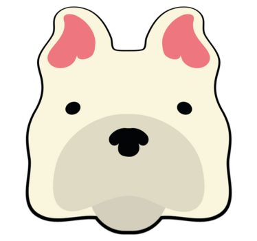 Hund hemma djurmatta - Tenstickers