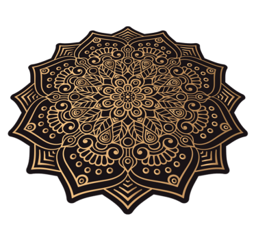 Gyllene mandalamatta - Tenstickers