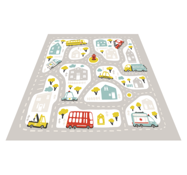 Stadskarta vägmatta - Tenstickers