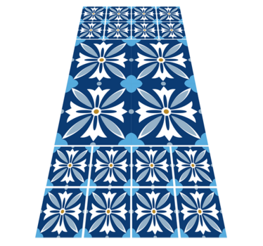 Mosaik helena runner mosaikgolv i vinyl - Tenstickers