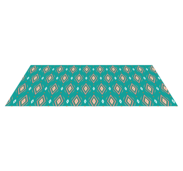 Geometriska mönster löpare Vinylmatta geometrisk - Tenstickers