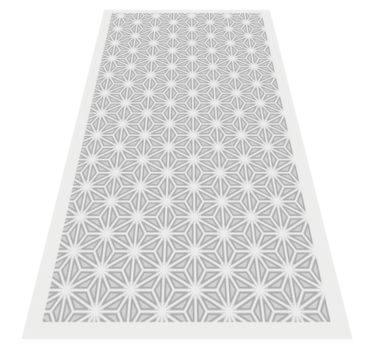 Elegant grå geometrisk vinyl - Tenstickers