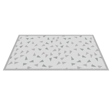 Vinylmatta geometrisk triangelkomponenter - Tenstickers