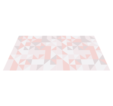 Geometriska pastellmönster Vinylmatta geometrisk - Tenstickers