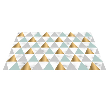 Mattan triangel geometri matta löpare för hallar - Tenstickers