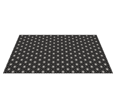 Asymmetrisk starburst Vinylmatta geometrisk - Tenstickers