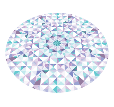 Glasmosaikplattor vinylgolv - Tenstickers