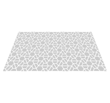Grå moderna geometriska mattor - Tenstickers