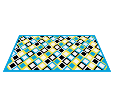 Geometriska argyle mönster Vinylmatta geometrisk - Tenstickers