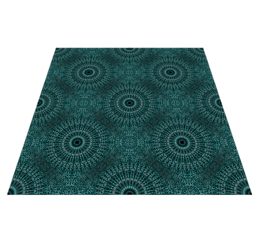 Mandala utstrålning Vinylmatta Mandala - Tenstickers