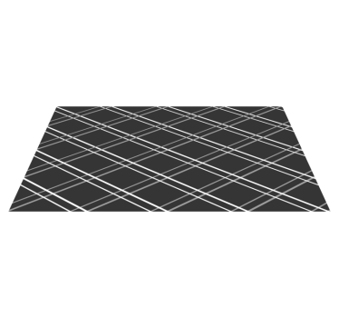 Svart diamantmönster geometrisk vinyl - Tenstickers