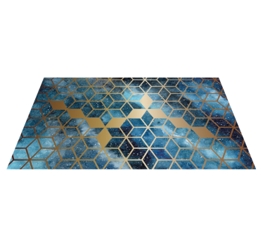 Galax moderna geometriska mattor - Tenstickers