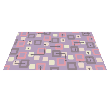 Geometriska kretsar Vinylmatta geometrisk - Tenstickers