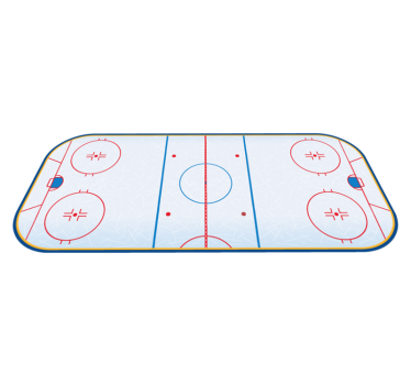 Ishockey pitch spel vinyl matta - Tenstickers