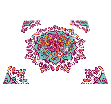 Mandala för köksgolv - Tenstickers