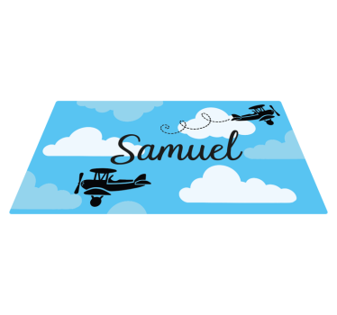 Himmelplan med namn Andra Vinylmattor - Tenstickers