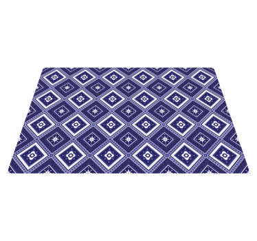 Moderna plattor mosaik geometriska mattor - Tenstickers