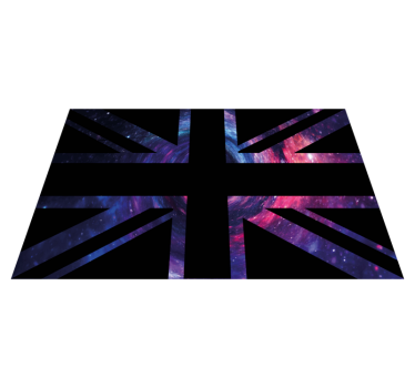 Galax uk flagga tonårsmattor för sovrum - Tenstickers