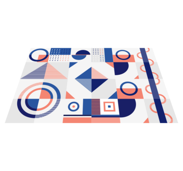 Skandinaviska geometriska mönster geometriska mattor - Tenstickers