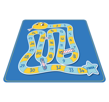 Orm spel brädspel vinyl matta - Tenstickers