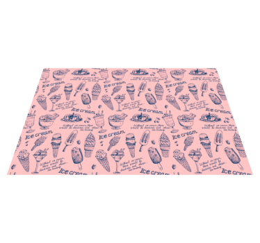 Rosa glass samtida mattor - Tenstickers