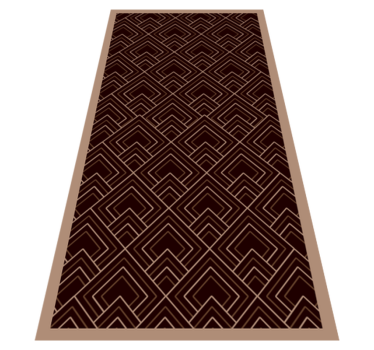 Appalachian matta mosaik vinylgolv - Tenstickers