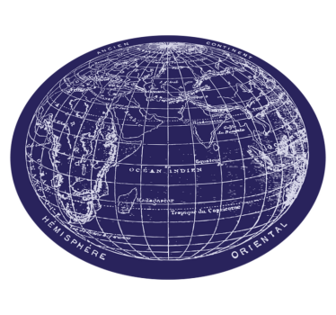 Cirkulär vinylmatta - Tenstickers