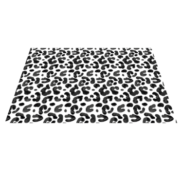 Leopardmönstrad estetik Vinylmatta djurtryck - Tenstickers