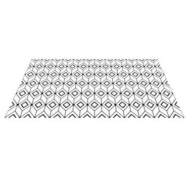 Moderna diamantelement Vinylmatta geometrisk - Tenstickers