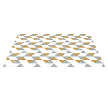 Kök geometriska grunge köksgolv - Tenstickers