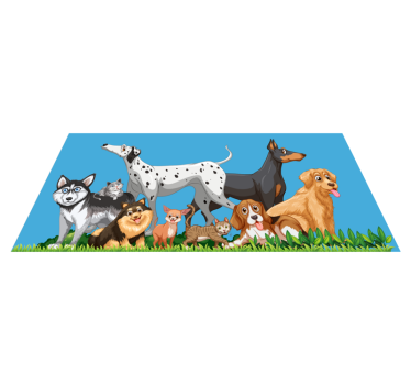 Olika hundmattor - Tenstickers