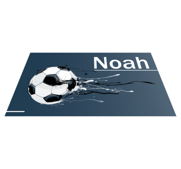 Coola barnanpassade fotbolls vinylmatta - Tenstickers